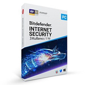 Resim Bitdefender Internet Security 3 Kullanıcı 1 Yıl (Elektronik Lisans) 