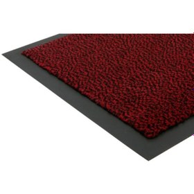 Resim tiritoğluhome Nem Alıcı Paspas 60x90 Kaymaz Taban Kırmızı Renk(dört Köşesi Lastikli) 