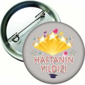 Resim Hediye Panayırı Haftanın Yıldızı Öğrencisi Rozeti 20'li 