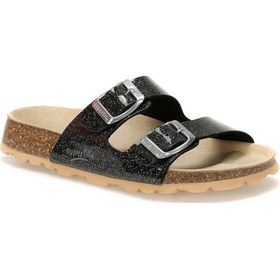 Resim Superfit 8-00111-01-2 Unisex Çocuk Mantar Terlik Siyah (337618542) Siyah 