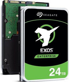 Resim Seagate Exos X24 24 TB Kurumsal Sabit Disk HDD SATA 6 Gb/s 512 MB Önbellek 7200 RPM 512e CMR Helyum Mühürlü 3.5 "Sabit Disk ST24000NM000H 