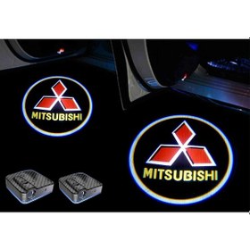 Resim Mıtsubıshı Araçlar İçin Pilli Yapıştırmalı Kapı Altı Led Log 