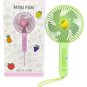 Resim ROSEPREMİUM Avuç İçi Taşınabilir Şarjlı Vantilatör Mini El Fanı YS-2289 Yeşil 