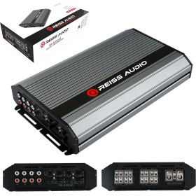 Resim Reıss Audıo RS-Q150.8D Oto Anfi Stereo 8X150 Watt 8 Kanal 