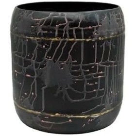 Resim Estetik Metal Saksı - 27x27 Cm - 