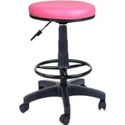 Resim Bürocci Plastik Ayaklı Yüksek Tabure-Pembe-2999U0120 