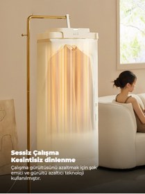 Resim Lydsto Portatif Katlanabilir Çift Sterilizasyonlu Çamaşır Kurutma Makinesi 