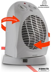 Resim Goldmaster IN-6900G Kışmatik 2000 W Fanlı Isıtıcı 