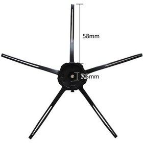 Resim Roborock S5 Vacuum Cleaner Süpürge Yan Fırça 1'Li Siyah (552464879) 