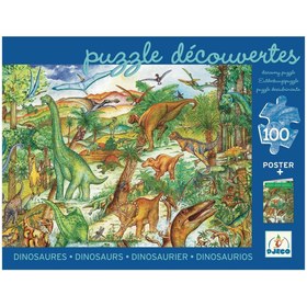Resim Djeco Hayvanlar 100 Parça Çocuk Puzzle 