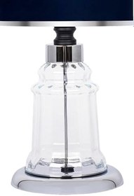Resim MİNİMAL E-TİCARET & BİLGİ TEKNOLOJİLERİ Baroque Silver Cam Abajur 