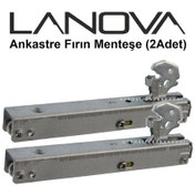 Resim Lanova Ankastre Fırın Menteşe 2Adet Ön Kapak Menteşesi - 368646892 