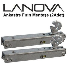Resim Lanova Ankastre Fırın Menteşe 2Adet Ön Kapak Menteşesi - 368646892 