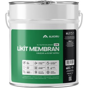 Resim Alkoru 15 kg Lite Likit Membran Kauçuk ve Elyaf Katkılı Sıvı Su Yalıtım Malzemesi 