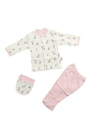 Resim Sebi Bebek Patikli Başlıklı Takım-pijama 