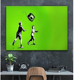 Resim Banksy Art Tuval Resim Kanvas Tablo-40 x 60 Cm 