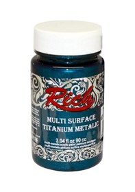 Resim Rich Multi Surface Titanium Metalik Boya 90 Cc. 2570 Antik Turkua 