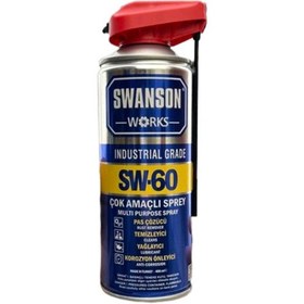 Resim Swanson Works SW-60 Kobra Başlıklı Çok Amaçlı Multi Sprey 400 ML 