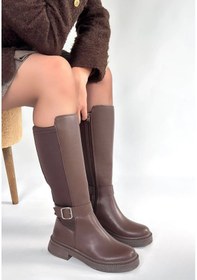 Resim Zinda Kahverengi Cilt Çizme Göründüğü Gibi 