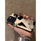 Resim Travel Map Black Laser Energy Shell for Drop Protection Compatible with Samsung A12, A13, A15, A21S, A24, A25, A32, A33, A34, A35, A50, A51, A52, A53, A54, A55, S20FE, S21, S22 + ULTRA, S23, S24, S25. 