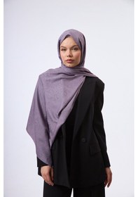 Resim Mirsoy Scarf Velora Modern Desen Şal Lila 