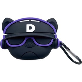 Resim Bilişim Aksesuar Pro Kulaklık Kılıfı 3d Silikon Hiphop Mor French Bulldog 