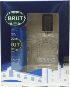 Resim Brut Ocean Erkek Parfüm EDT 100 ML + Ocean Erkek Sprey Deodorant 200 ML 