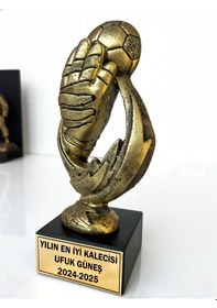 Resim En İyi Kaleci Kupası Kişiye Özel Futbol Ödülü Ve Hatıra 