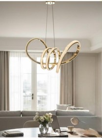 Resim Kelebek Gold Kristal Tekli Sarkıt 3renk Gold 