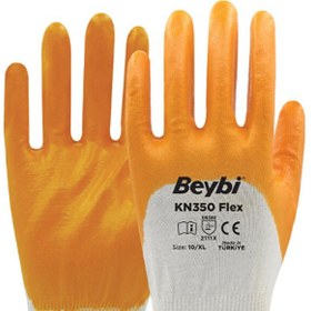 Resim Beybi KN350 Nitril Kaplı Örme Eldiven No:10 