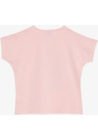 Resim Breeze Kız Çocuk Crop Tişört Dostluk Temalı 10-16 Yaş, Somon-somon Somon 