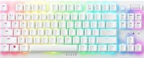 Resim Razer Deathstalker V2 PRO Tenkeyless TKL Optical Red Switch Beyaz Kablosuz Mekanik Gaming Klavye 