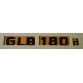 Resim Mercedes Uyumlu Yazı Glb 180 D Siyah 