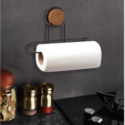 Resim Okyanus Home Ahşap Desenli Magic Fix Sihirli Yapışkan Siyah Kağıt Havluluk 
