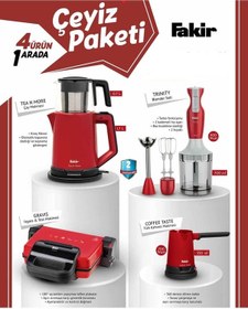 Resim Fakir Rogue Serisi 4'lü Elektronik Çeyiz Seti 