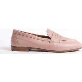 Resim Mubiano Hakiki Deri Collection Kadın Loafer & Babet Pudra -mcmng12103-pd Pudra 