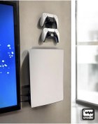 Resim Crodle 2'li Fırsat PS5 ve PS5 Slim Duvar Standı Joystick Konsol Tutacağı Yerden Tasarruf Gaming Aksesuar 