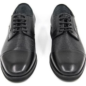 Resim Oggi 028988 Vibram Erkek Klasik Ayakkabı - Siyah Siyah 