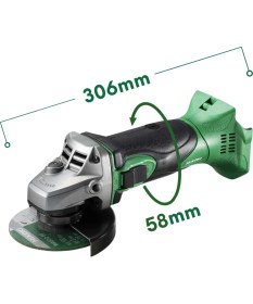 Resim Hikoki G18DSL2-5.0 18V/5.0AH 115MM Akülü Avuç Taşlama 