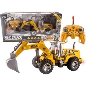 Resim 1:30 4ch / 5ch Rc Mühendislik Kamyon Ekskavatör Buldozer Simülasyon Modeli Araba Boy Oyuncak Kablosuz Uzaktan Kumanda | Rc Arabalar 