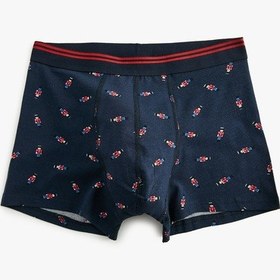 Resim Koton Skinny Fit Yılbaşı Temalı Pamuklu 2'li Boxer Seti Kırmızı 5wlm90091mk Kırmızı 