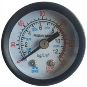 Resim BH Manometre Arkadan Çıkışlı Kuru Tip Q50 - 0 - 12 Bar 1/4 