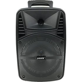 Resim Sonia Kırmızı Sn-08 Mikrofonlu Kablosuz Stereo Hoparlör -Speaker TY-7349 Diğer