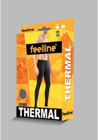 Resim Erkek Siyah Termal Içlik Tayt Siyah 