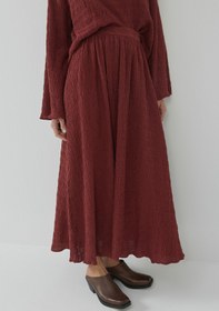 Resim Bürümcük Kloş Etek Bordo - Bordo / 36 