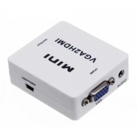 Resim Ti-Mesh Mini Adapter Box Vga To Hdmı Hd Full 1080P Video Audio Display Converter Hdtv Pc 