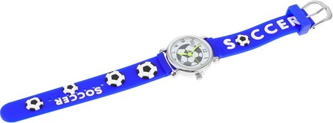Resim PartyKindom 1 Bilgisayar futbol çocuk izle çocuklar için saatler erkekler dijital izle çocuk saati karikatür futbol izle öğrenci izle su geçirmez izlemek Hediye plastik 