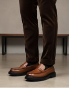 Resim Caffcas Hakiki Deri Taba Oxford Klasik Erkek Ayakkabı 1445-22 