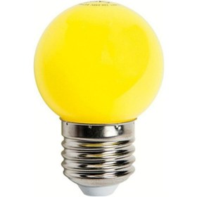 Resim 3 Adet Sarı Işık Enerji Tasarruflu Renkli Led Gece Lambası Ampulu 