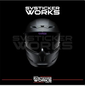 Resim Chaos Vizör Sticker Kask Vizör Sticker Tüm Kasklar Uyumlu 1 Adet Mor 